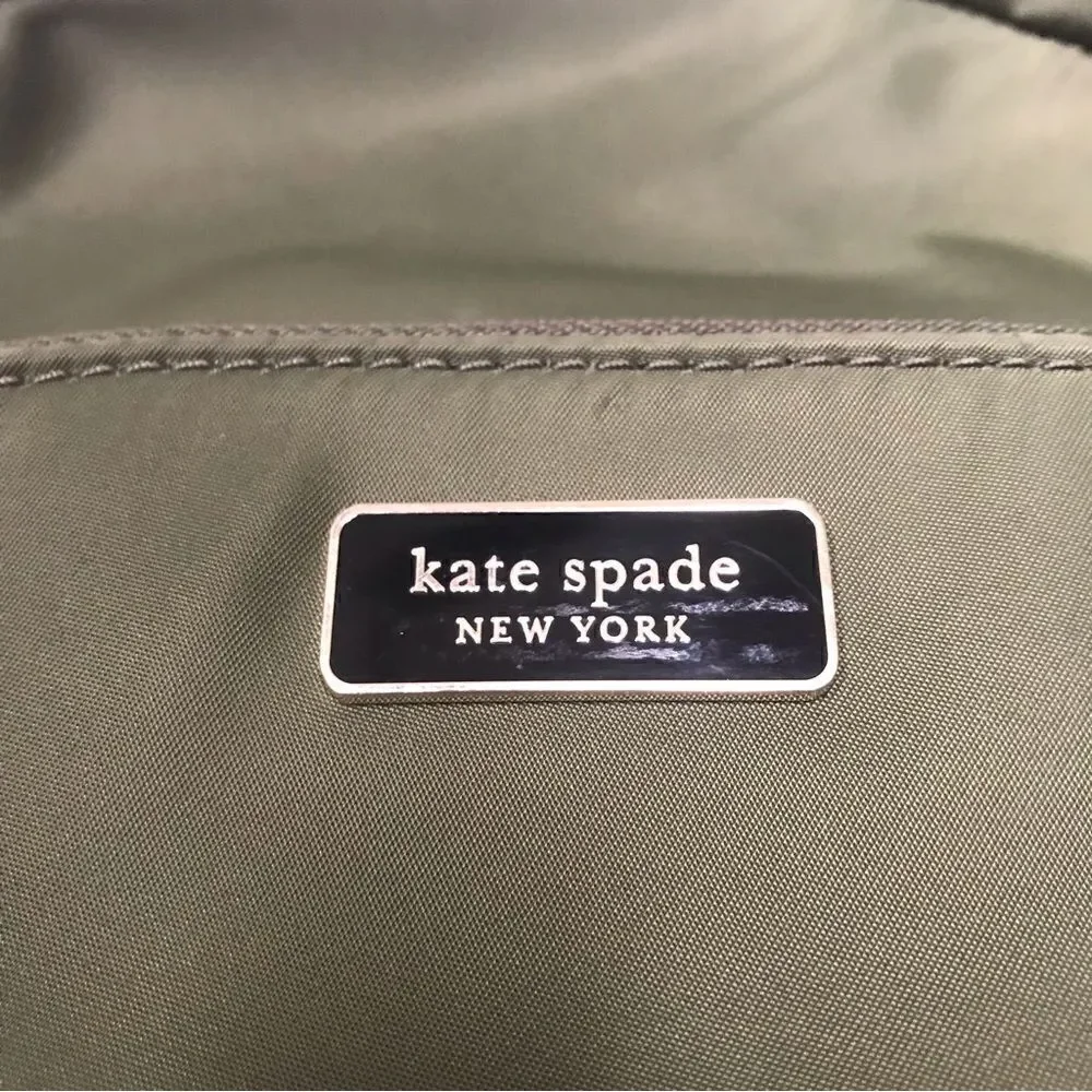 Kate Spade‎ New York Dawn sapling green nylon medium size backpack